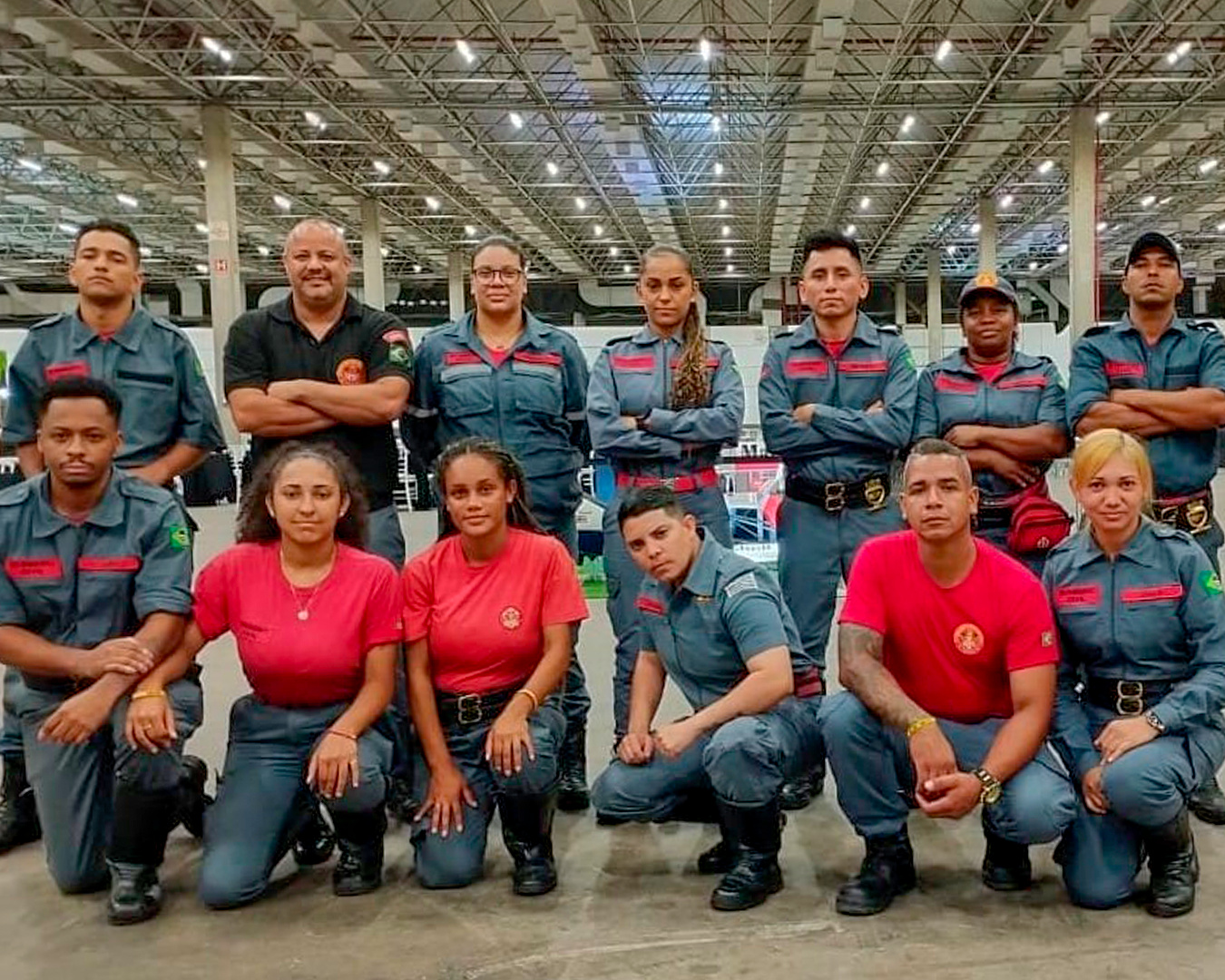 Equipe bombeiros