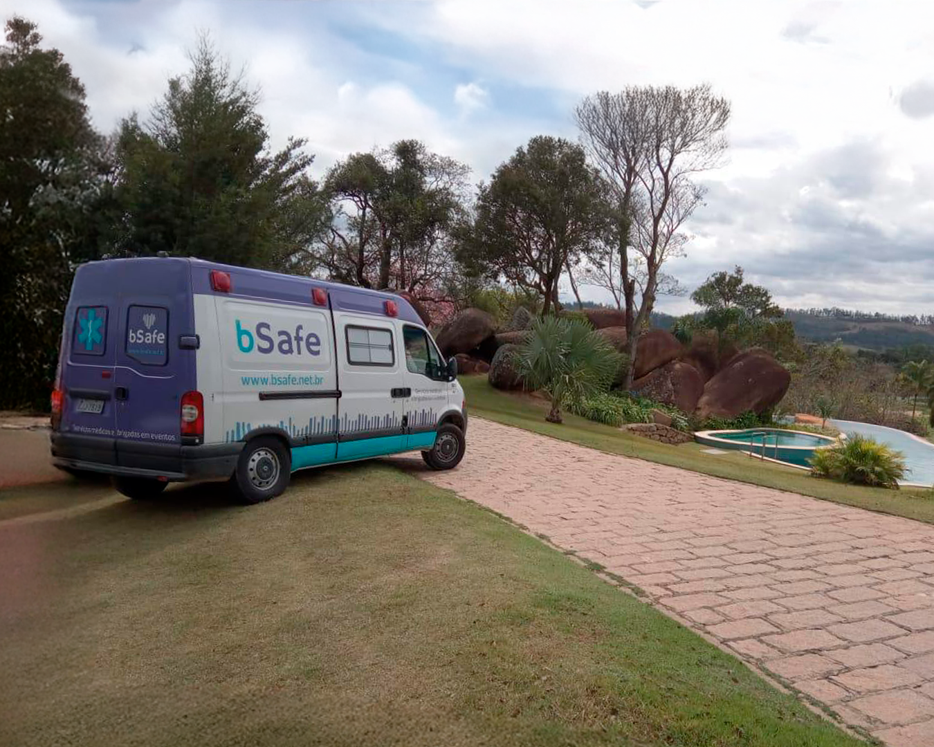 ambulancia em evento